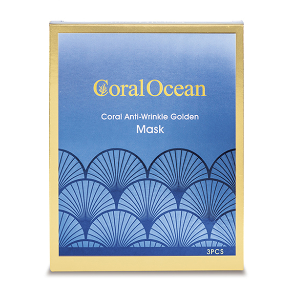 Coral Ocean Anti-Wrinkle Revitalizing Golden Facial Mask (Size:25x3) - 75Gm