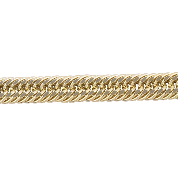 One Time Close Out Deal 9K Yellow Gold Curb Necklace (Size - 20) with Lobster Clasp, Gold Wt. 50.50 Gms