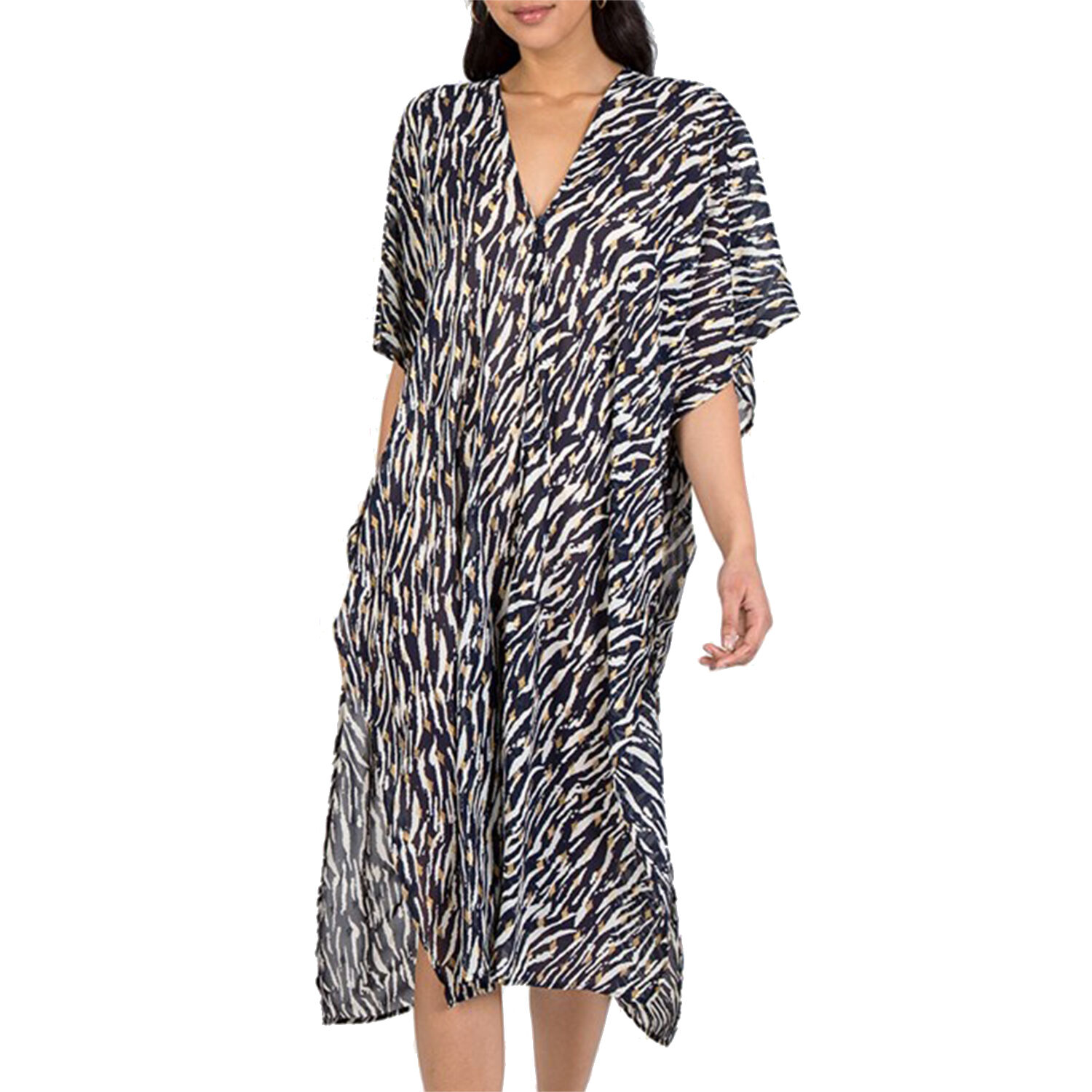 NOVA OF LONDON Animal Printed Button 