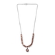 Cherry Citrine Necklace (Size - 18) in Platinum Overlay Sterling Silver 10.87 Ct, Silver Wt. 12.80 G