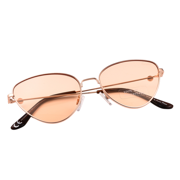 Designer Inspired Sunglasses - Rose Gold