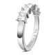 Personalised Engravable RHAPSODY 1 Ct Princess Cut IGI Certified Diamond VS EF 7 Stone Ring in 950 Platinum