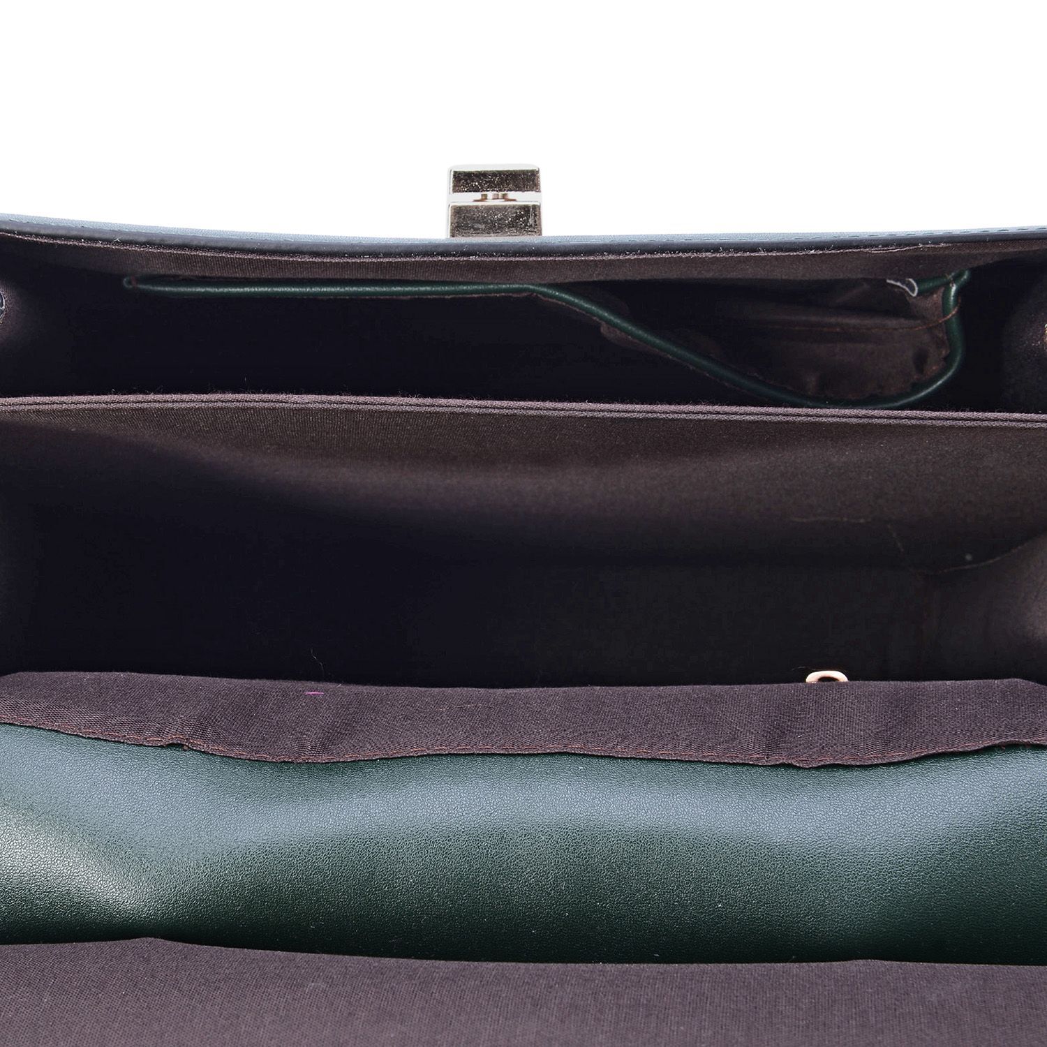 Alderley Olive Green Colour Grab Bag (Size 30x26x12 Cm)