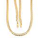 Hatton Garden Close Out-9K Yellow Gold Curb Necklace (Size - 22) With Lobster Clasp, Gold Wt. 23.40 Gms