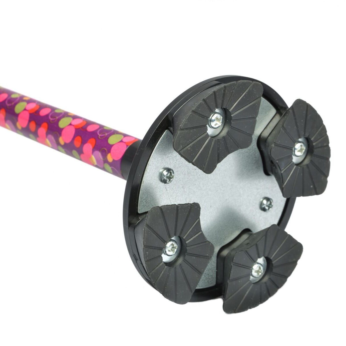 Zoomer Collapsible Walking Cane- Muted Circles