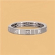 RHAPSODY 950 Platinum IGI Certified Diamond (VS/E-F) Ring 0.50 Ct, Platinum Wt. 3.80 Gms.