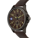 Ben Sherman Charcoal Multifunction Dial 3 ATM Water Resistant Watch with Brown Leather Starp