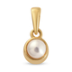 White Fresh Water Pearl Pendant in Vermeil Yellow Gold Overlay Sterling Silver