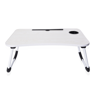 Multi-Function Folding Table with a Cup Holder (Size:60x40x27Cm)