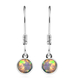 2 Piece Set - Ethiopian Welo Opal Pendant & Hook Earrings in Platinum Overlay Sterling Silver Stainless Steel Chain ( Size 20), 1.20 Ct. Silver Wt. 5.17 Gms