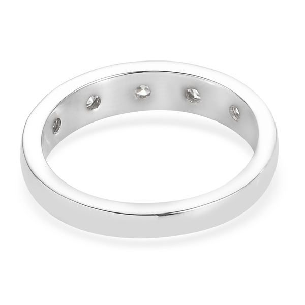 RHAPSODY 950 Platinum Natural IGI Certified Diamond (VS/E-F) Band Ring 0.33 Ct, Platinum wt. 5.64 Gms