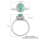 RHAPSODY 950 AGI Certified Platinum AAAA Boyaca Colombian Emerald and Diamond (VS/E-F) Ring 1.40 Ct, Platinum Wt. 5.04 Gms