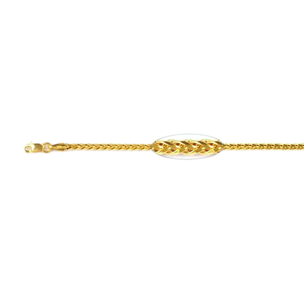 JCK Vegas Showstopper 9K Y Gold Spiga Necklace (Size 36), Gold wt 9.54 Gms.