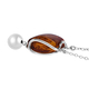 Natural Baltic Amber Necklace (Size 20 with 1 inch Extender) in Sterling Silver, Silver Wt. 9.70 Gms