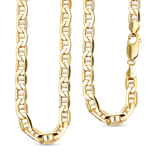 9K Yellow Gold Rambo Chain (Size 22) with Lobster Clasp, Gold Wt. 12.20 Gms