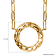 RACHEL GALLEY Allegro Collection - 18K Vermeil Yellow Gold Overlay Sterling Silver Circle Paperclip Necklace (Size - 20)