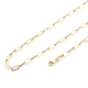 Hatton Garden Close Out- 9K Yellow Gold Paper Clip Necklace (Size - 20) with Lobster Clasp, Gold Wt.