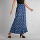 TAMSY 100% Viscose Skirt (Size 8, 96x 69 Cm) - Navy Blue