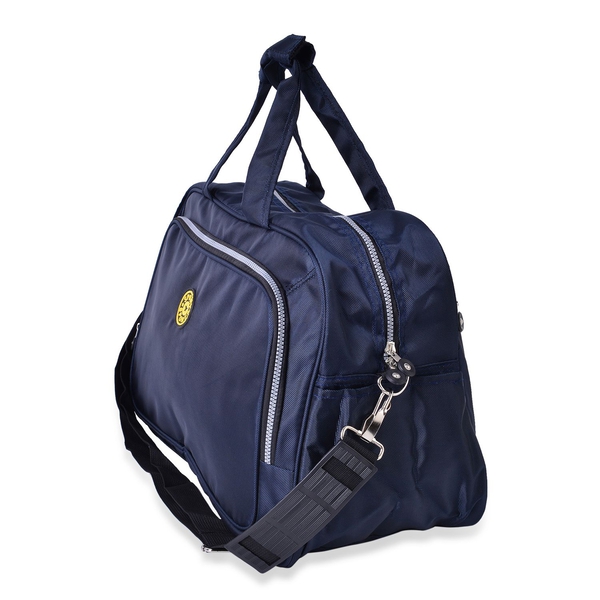 Navy Colour Travel Bag with Adjustable Shoulder Strap (Size 47X29X20 Cm)