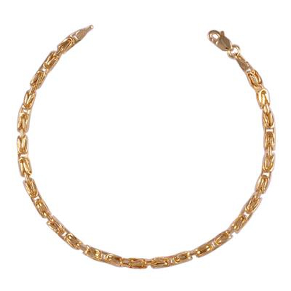 Close Out Deal  18K Yellow Gold Byzantine Necklace (Size 18), Gold wt 6.02 Gms.