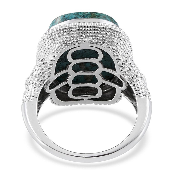 Table Mountain Shadowkite (Cush) Ring in Platinum Overlay Sterling Silver 18.500 Ct.