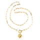 Hatton Garden Close Out -9K Yellow Gold Paperclip Necklace with Senorita Clasp (Size - 20 Inches), G