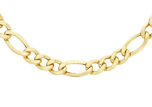 Close Out Deal 9K Y Gold Figaro Chain (Size 20), Gold wt 14.90 Gms.