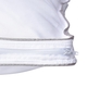 5 Star Deluxe Range-Down Alternative Pillow Cover with Silver Piping and Zipper Closure (Size 50x70cm)
