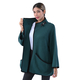 LA MAREY 100% Acrylic Knitted Coat with Buckle (Size 136x59 Cm) - Green