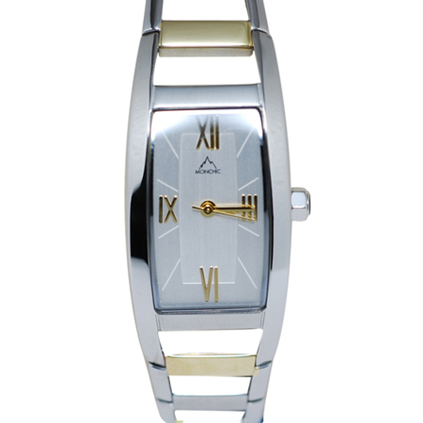 MONCHIC Cartel Collection - Chamonix II Edition Precision Oscillation Stainless Steel Roman Tonneau Wristwatch