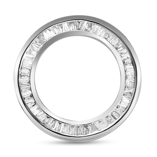 Vegas Close Out -  950 Platinum Signature Collection IGI Certified Diamond (SI/G-H) Circle Pendant 0