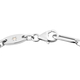Diamond Bracelet (Size - 7.5) in Platinum Overlay Sterling Silver 0.15 Ct, Silver Wt. 7.66 Gms