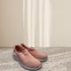 Womens Comfortable Slip-On Shoes (Size 4) - Pink