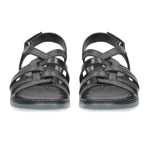 Sandal Flat	BLACK NAPPA
