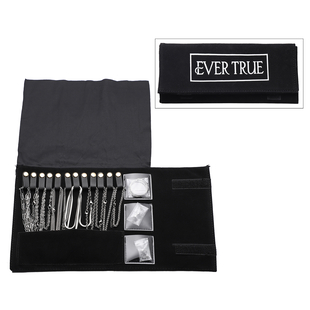 Ever True: 16 Piece Jewellery Set - 6 Necklace, 6 Bracelet, 2 Pairs Earrings, 1 Magnetic Clasp with Extender and Pouch
