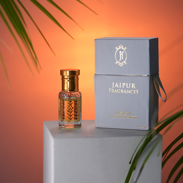 Jaipur Fragrance: 100% Natural Concentrated Perfume - 5ml (Jasmine)