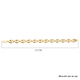 9K Yellow Gold Textured Spiga Bracelet (Size 7.5) with Senorita Clasp, Gold wt 7.10 Gms