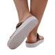 LA MAREY Flat Womens Sandals (Size 3) with Buckle - Bronze