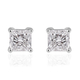 ILIANA 18K White Gold Independent Laboratories Certified Diamond (SI2/G-H) Stud Earrings (with Screw