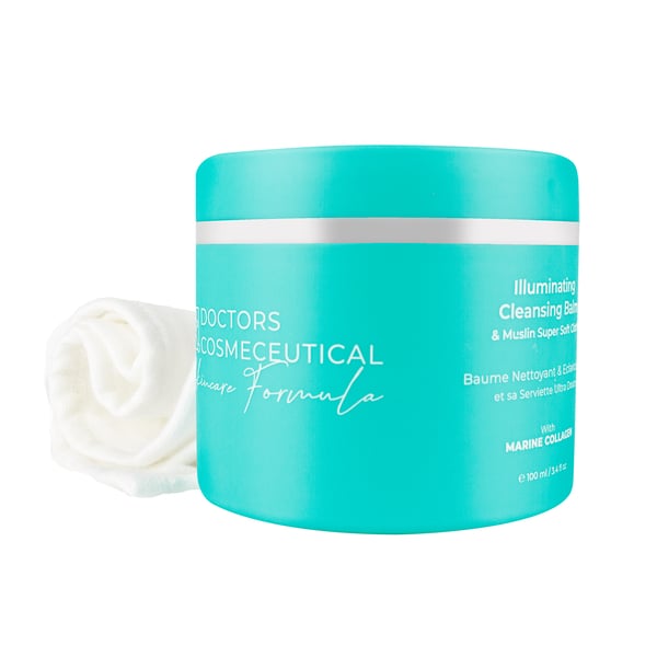 Doctors Formula: Illuminating Cleansing Balm - 100ml (With Super-soft Muslin Cloth)
