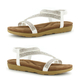 Ella Sandals - Joanna White with Elasticated Sling Back and Open Toe Design