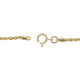 ILIANA 18K Yellow Gold Rope Necklace with Spring Ring Clasp (Size - 20) With Spring Ring Clasp.