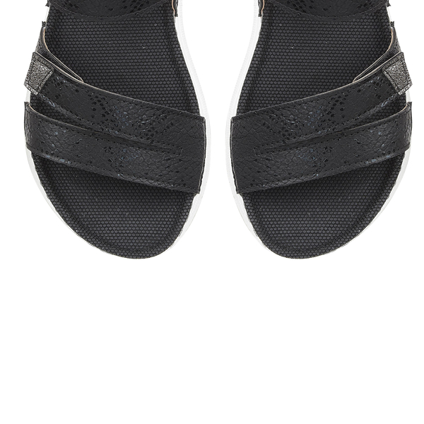 Lotus Palma Open Toe Sandals (Size 3) - Black