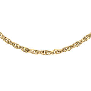 ILIANA 18K Yellow Gold Prince of Wales Chain with Spring Ring Clasp (Size - 18)