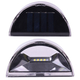 HOMESMART Set of 2 - Solar Motion Sensor Wall Light - Silver