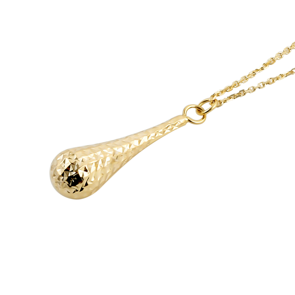 9K Yellow Gold Necklace (Size- 20) with Spring Clasp