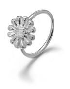 LucyQ Flower Ring in Sterling Silver