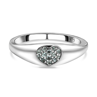Vegas Close Out - Alexandrite Ring in Platinum Overlay Sterling Silver
