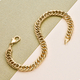 Maestro Collection - 9K Yellow Gold Handcrafted Fancy Link Bracelet (Size - 7.5) with Lobster Clasp