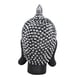Decorative Buddha Head (Size 20x10x10 Cm) - Black & Silver